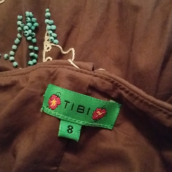 Tibi Beaded Embroidered Halter Dress - Picture 4 of 5